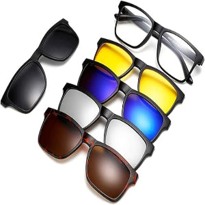 5 in 1 Magnetic Glasses 5Pcs ( Free Delivery )