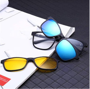 5 in 1 Magnetic Glasses 5Pcs ( Free Delivery )