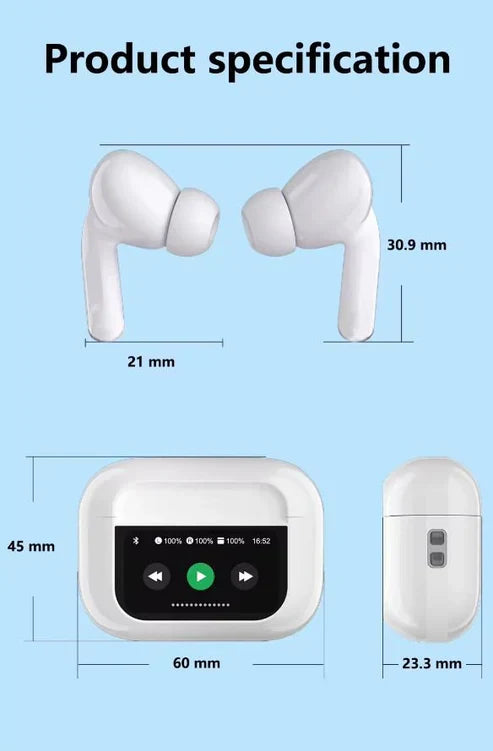 60% Off Today Sale LED Display Earbuds